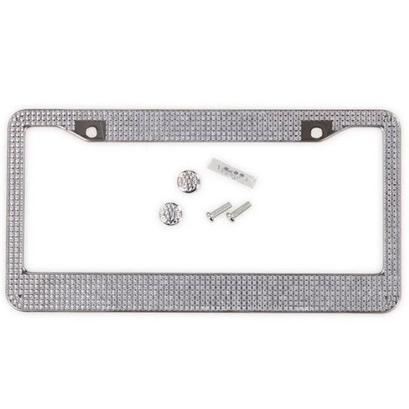 Diamond Rhinestone License Plate - Picture 2 of 2
